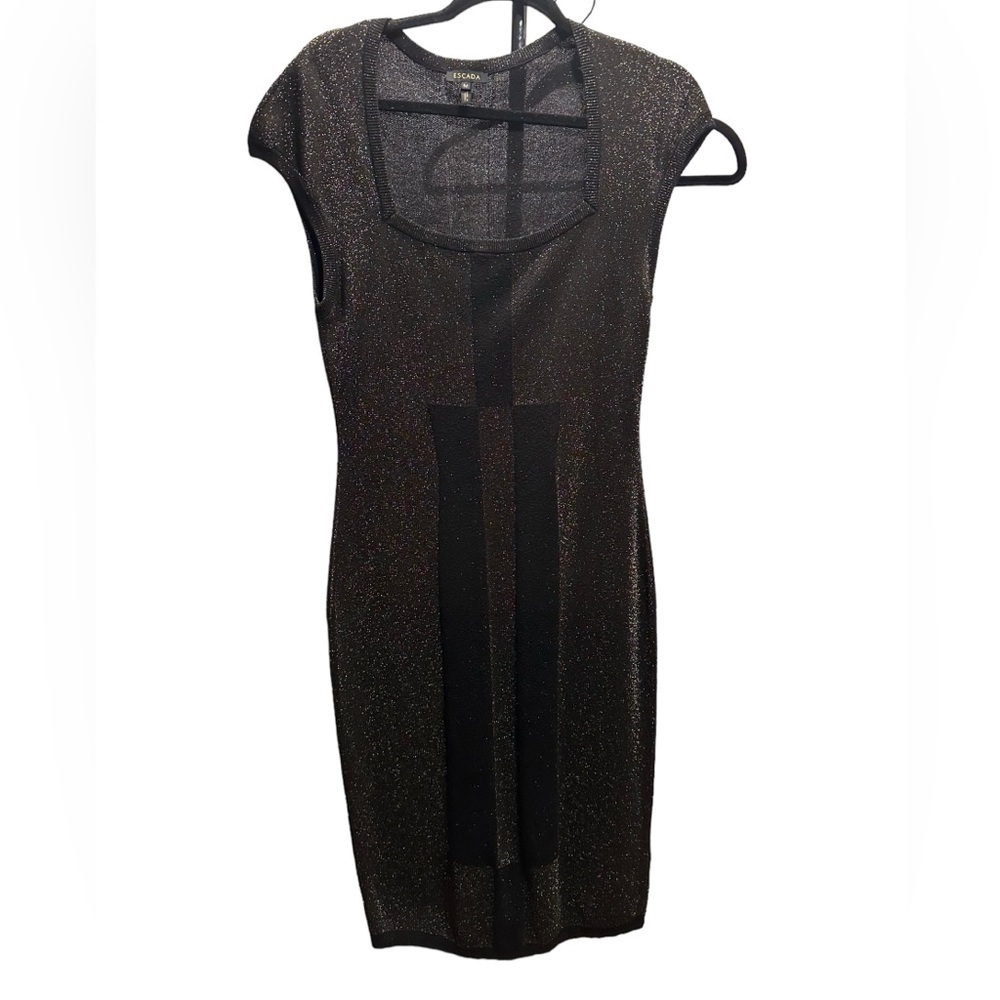 Escada silvery/gold accent dress size M